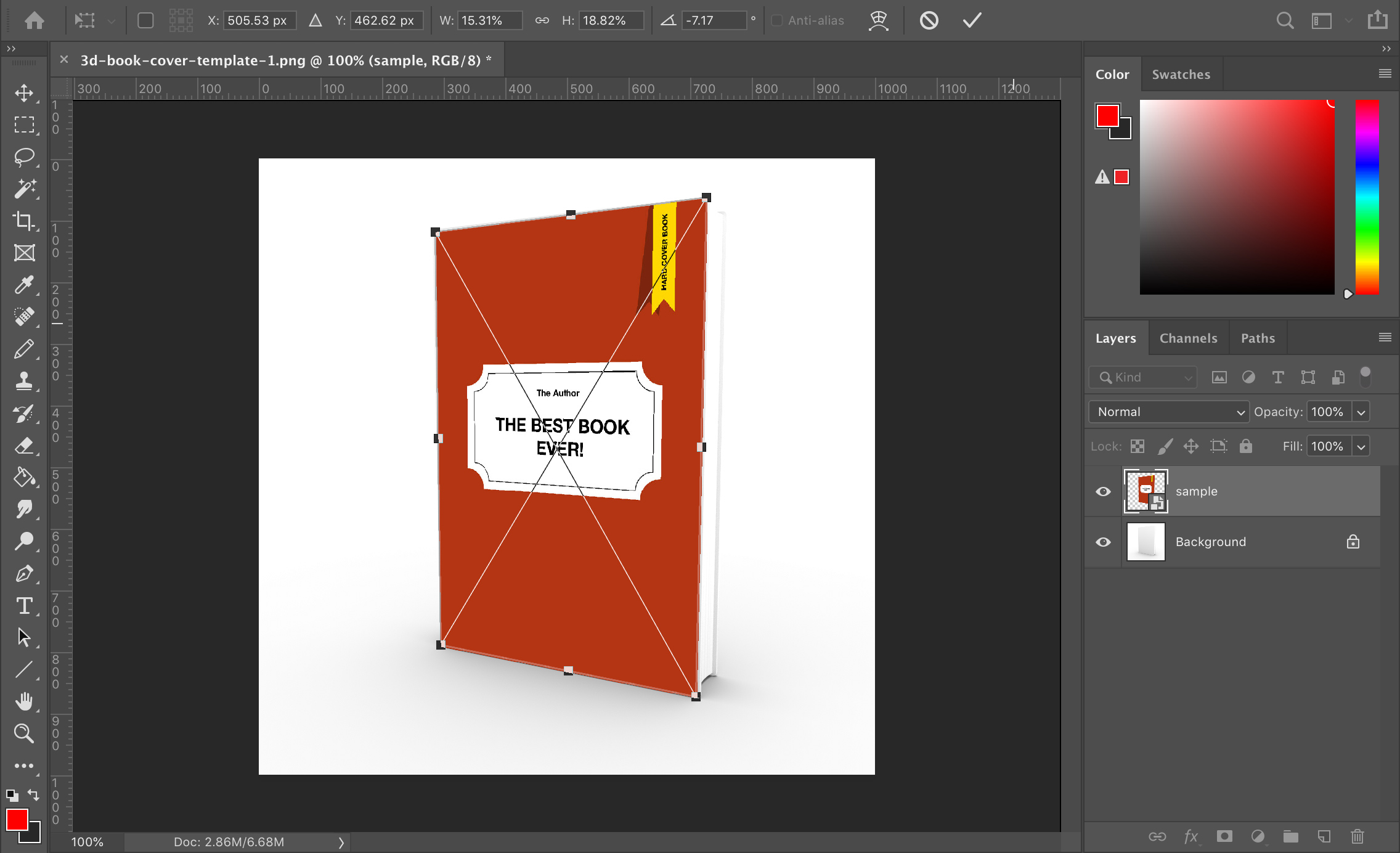 How To Make A 3d Book Cover In Photoshop