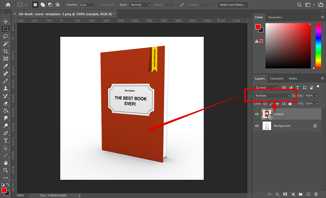 download 3d ebook cover actions for photoshop