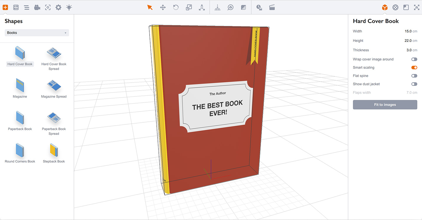 3D book cover software for desktop