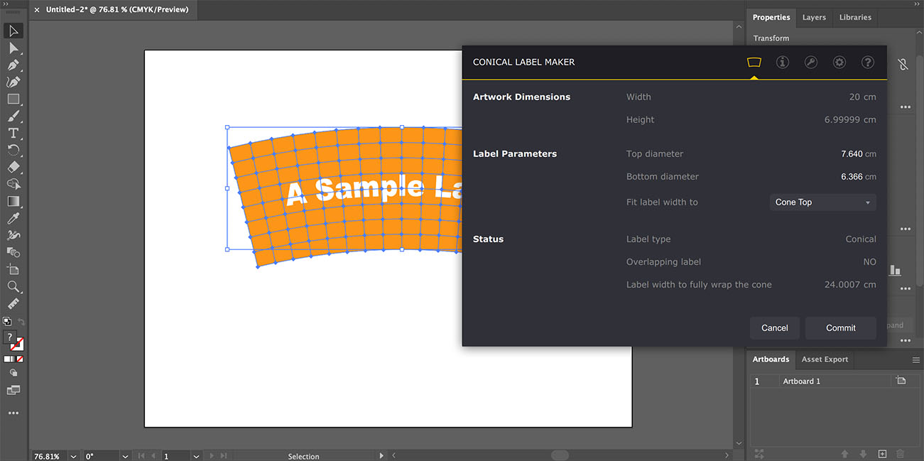 Ai Toolbox plugin user interface