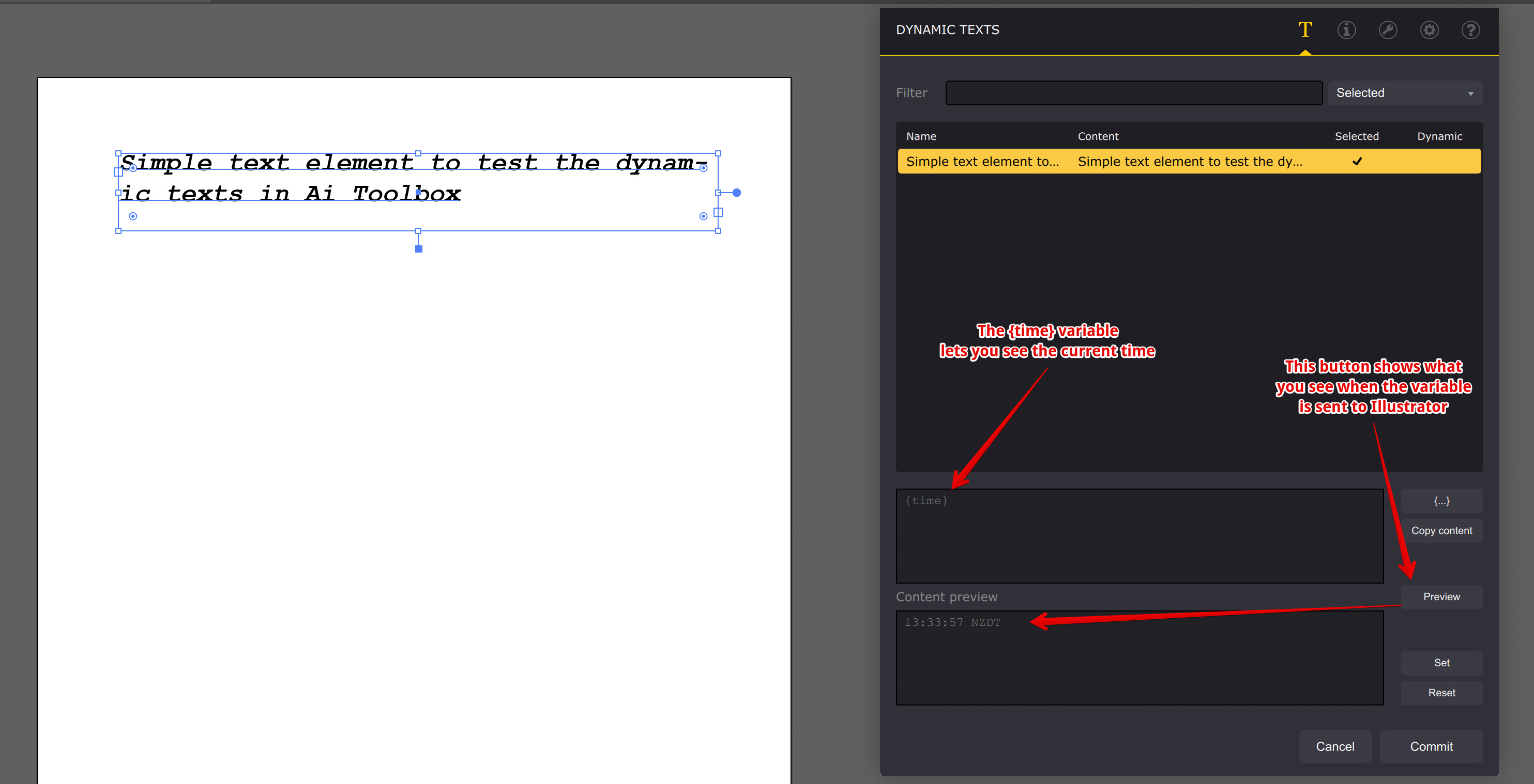 Dynamic Text Elements in Illustrator