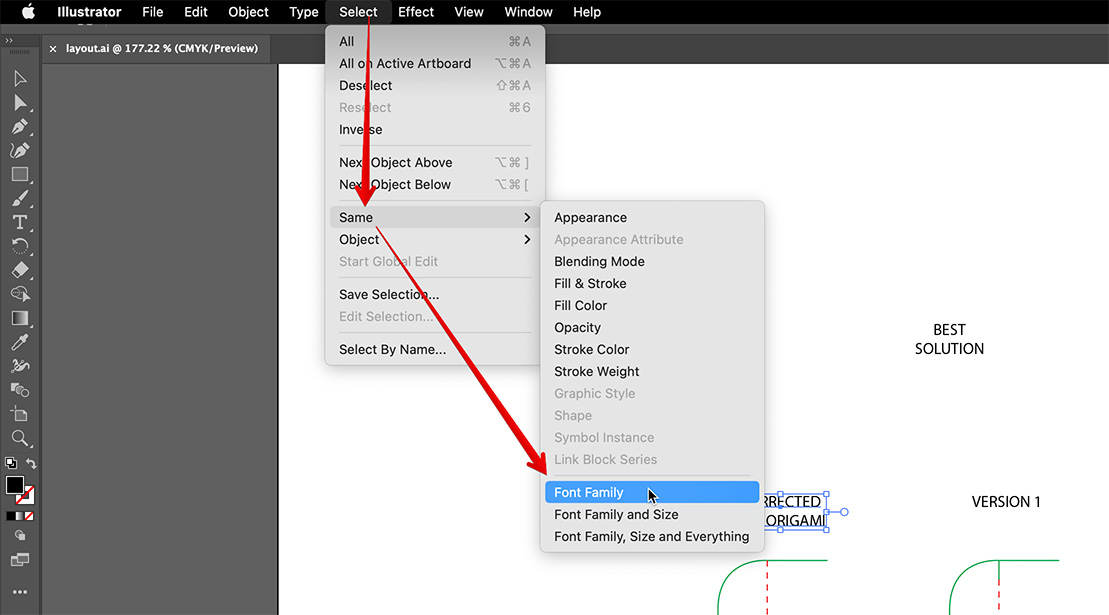 select-same-font-in-adobe-illustrator