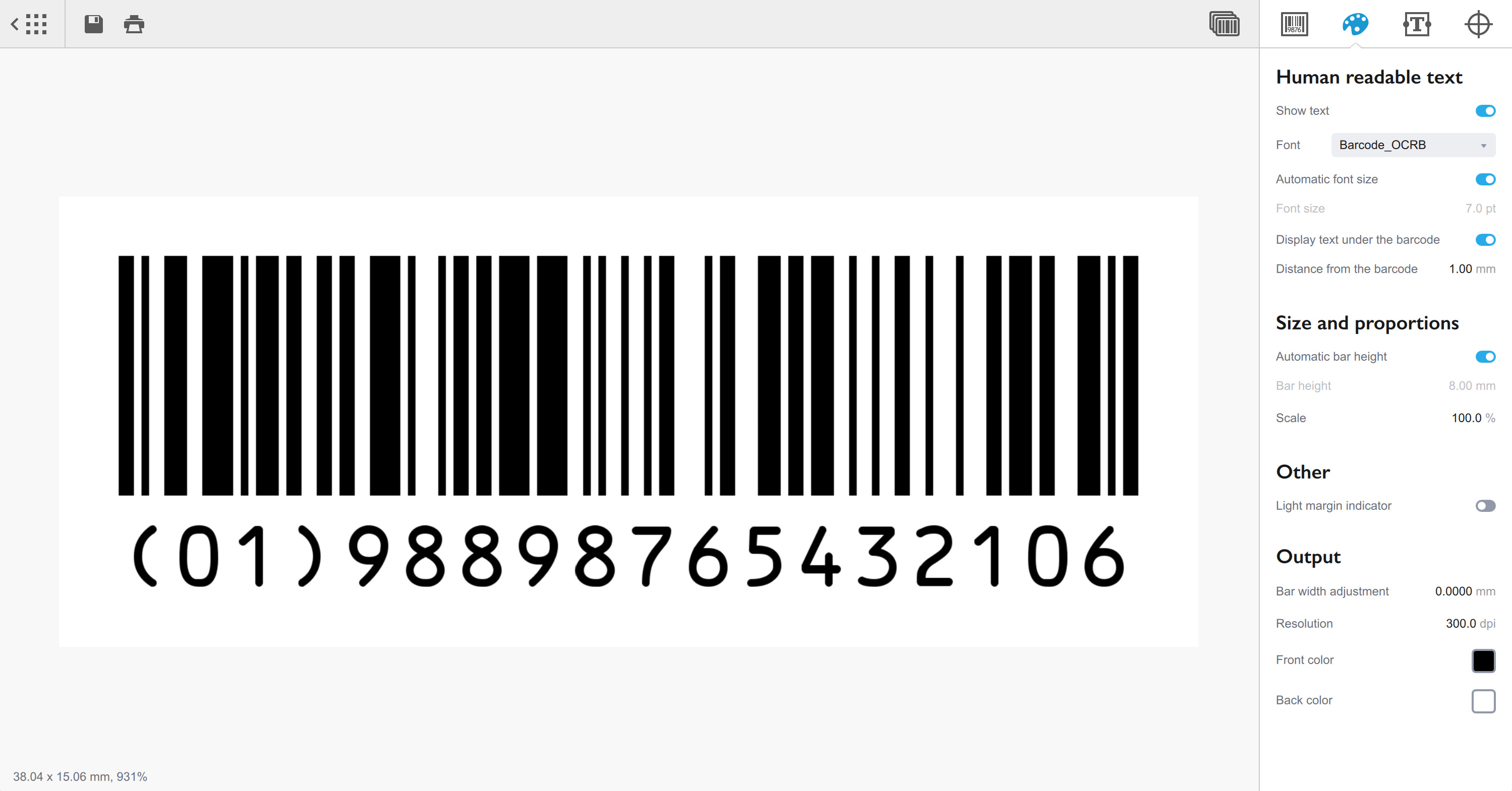 The Screenshots Of Barcode Generator Software