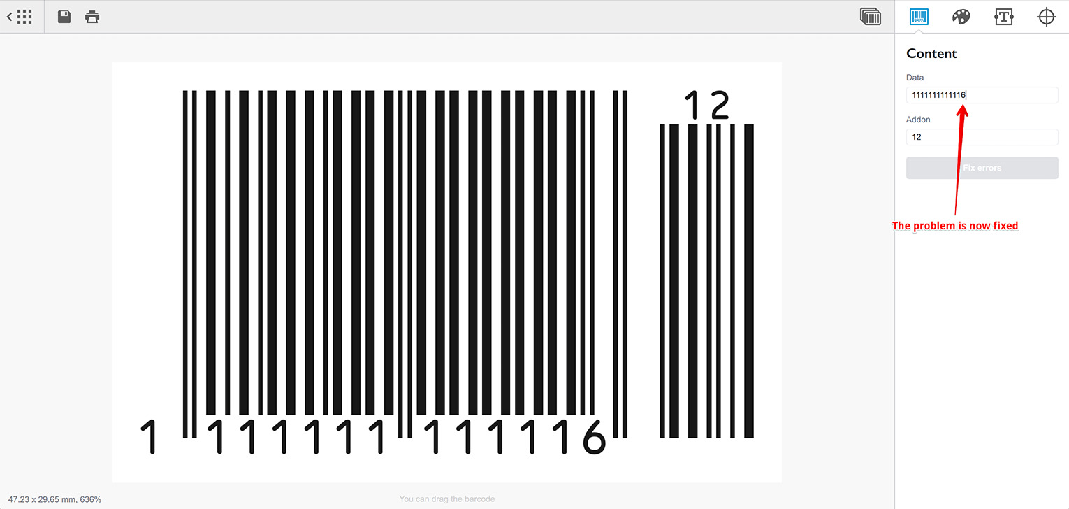 Invalid check digit error is now fixed