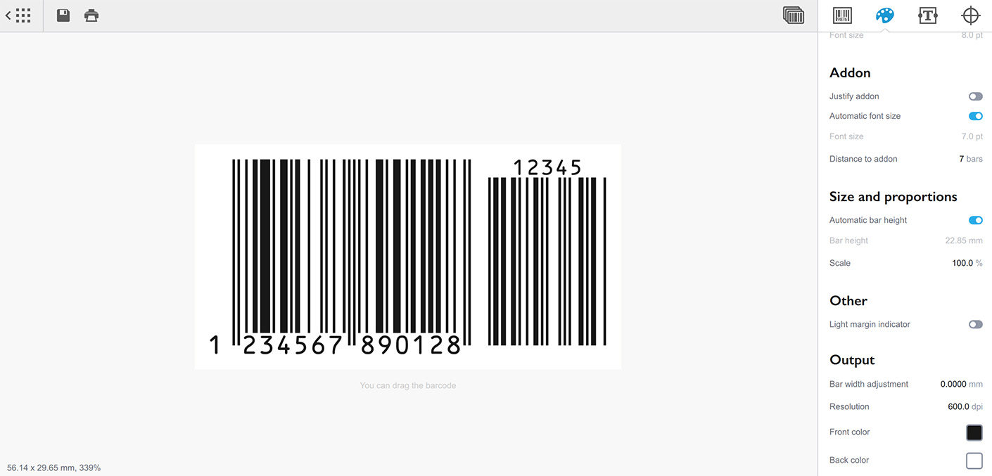 A test EAN-13 barcode we will be using for tests