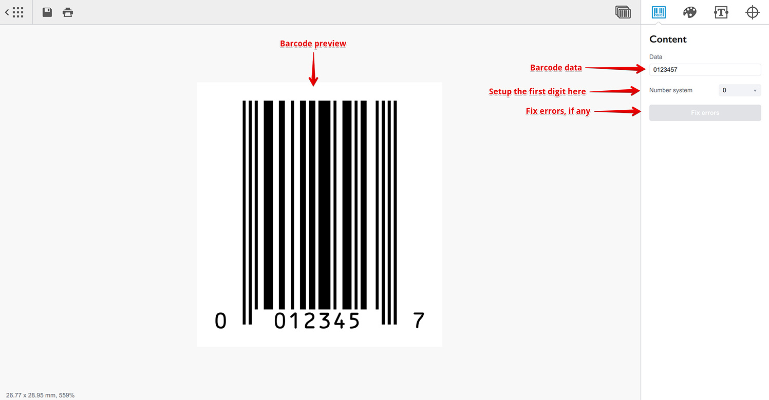 upc barcode gen