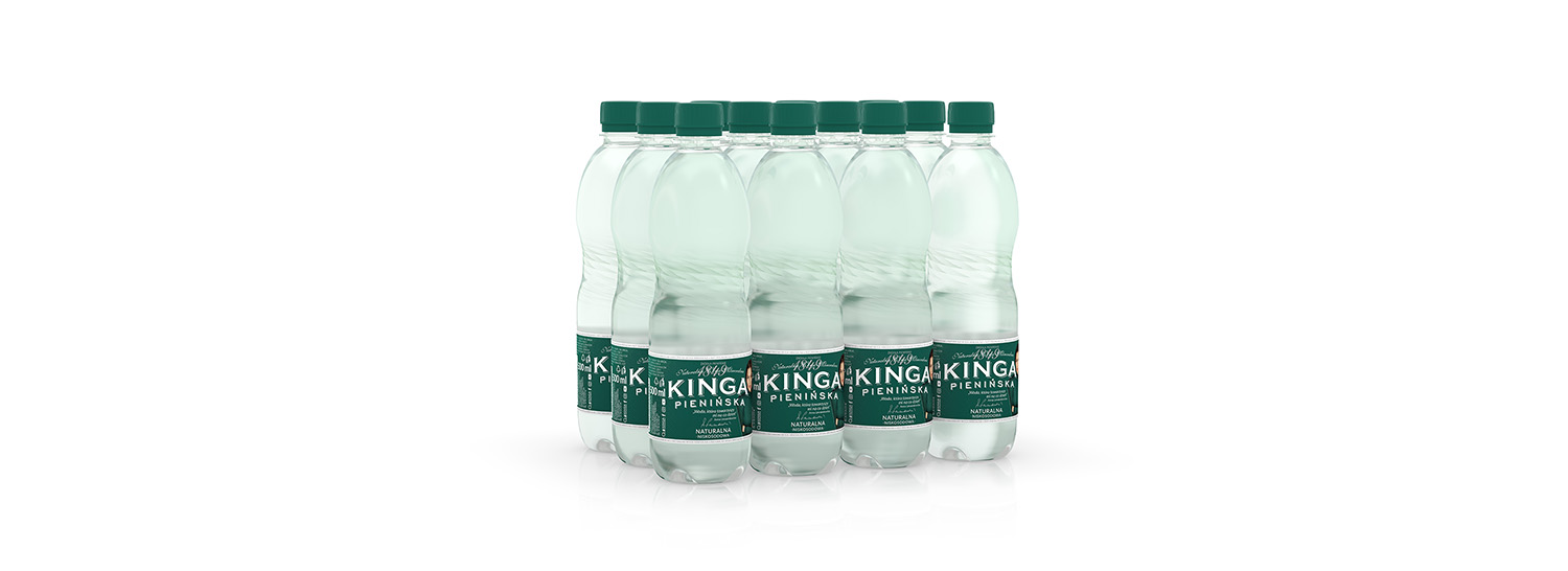 Pack of bottles rendered in Boxshot