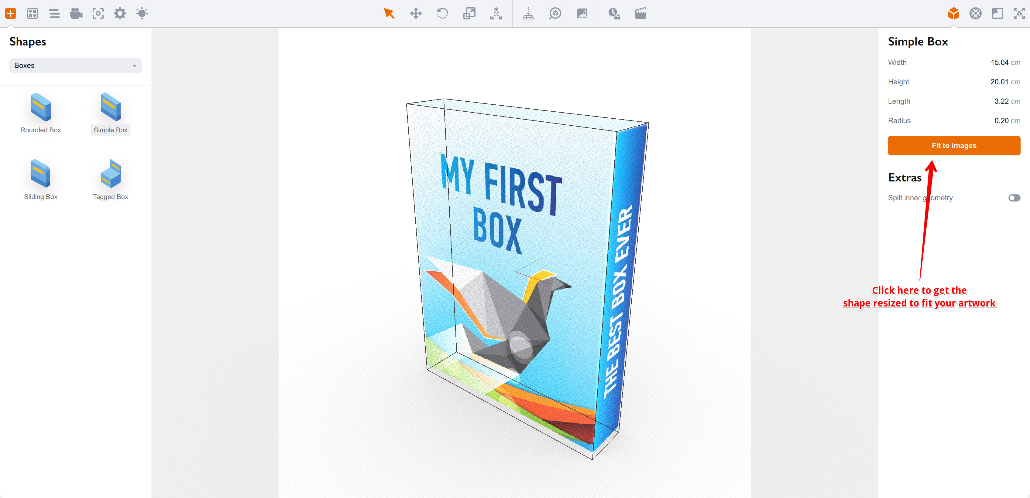 3D Product Box Mockup in Boxshot