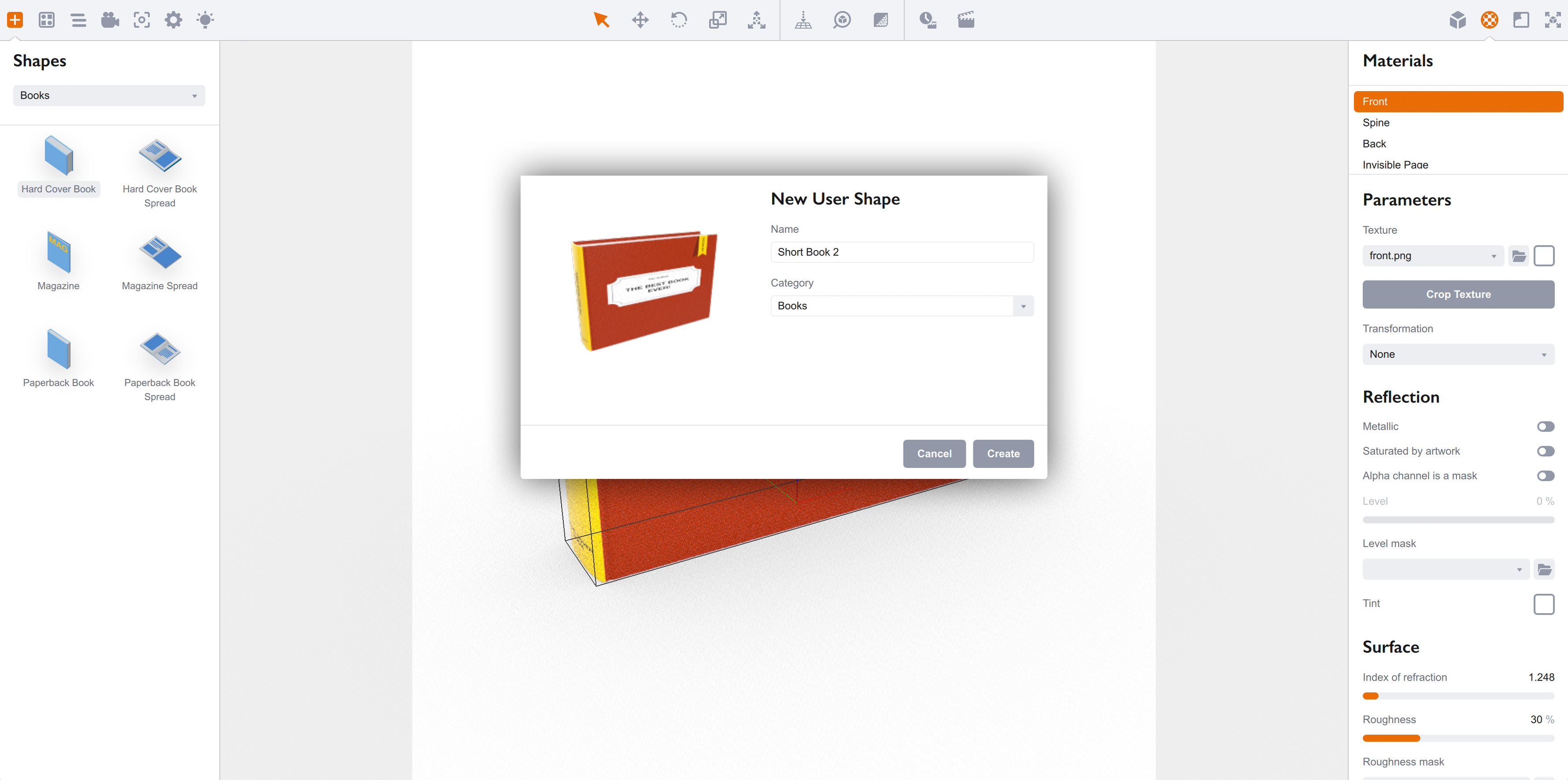 Adding Shapes To The Left Panel Of Boxshot