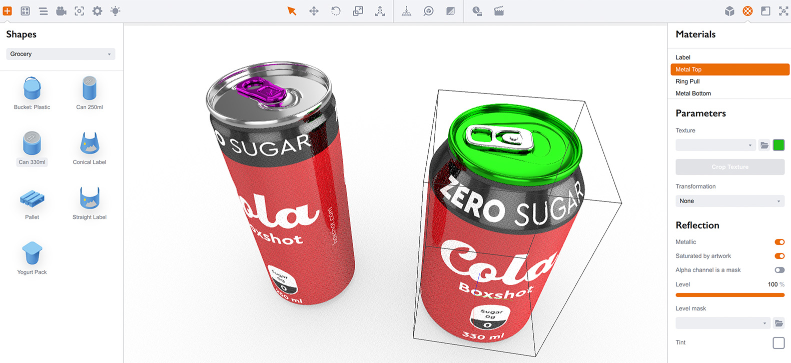 Updated can shapes in Boxshot