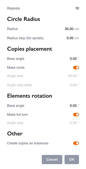 New Circular Step and Repeat tool in Boxshot