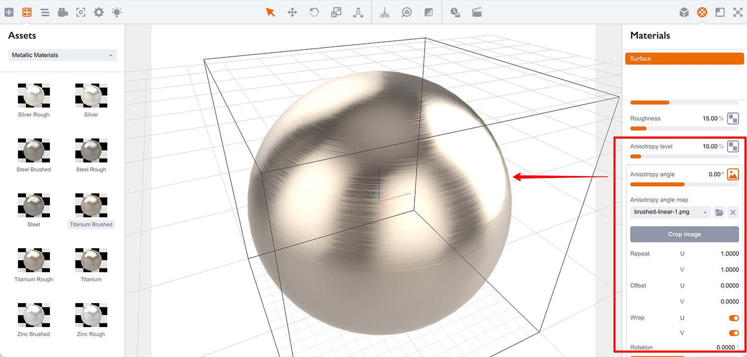 Anisotropy in Boxshot