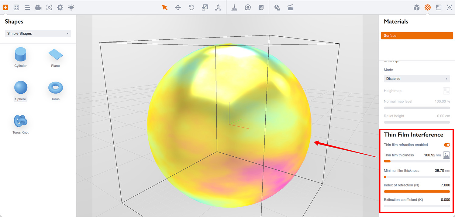 Anisotropy in Boxshot