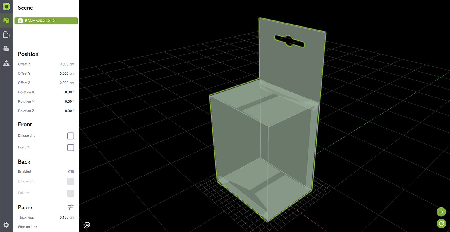 X-Ray rendering mode in Origami