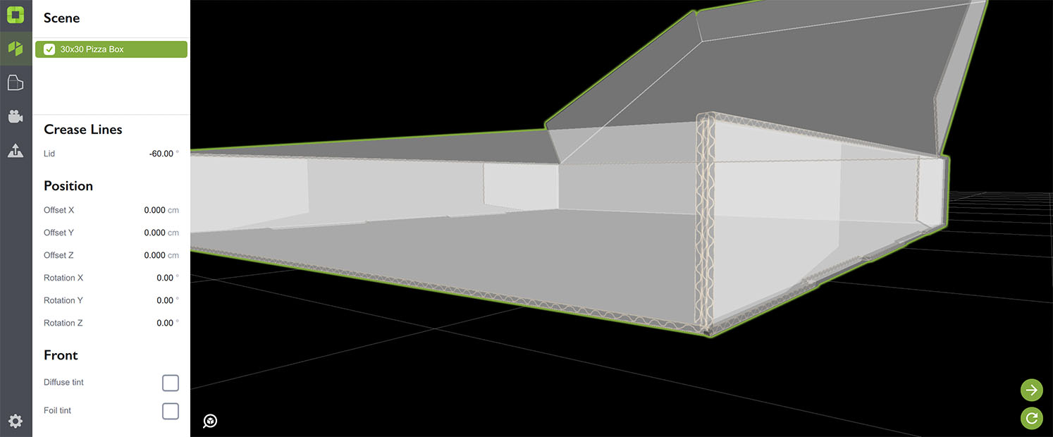 New x-ray rendering mode in Origami