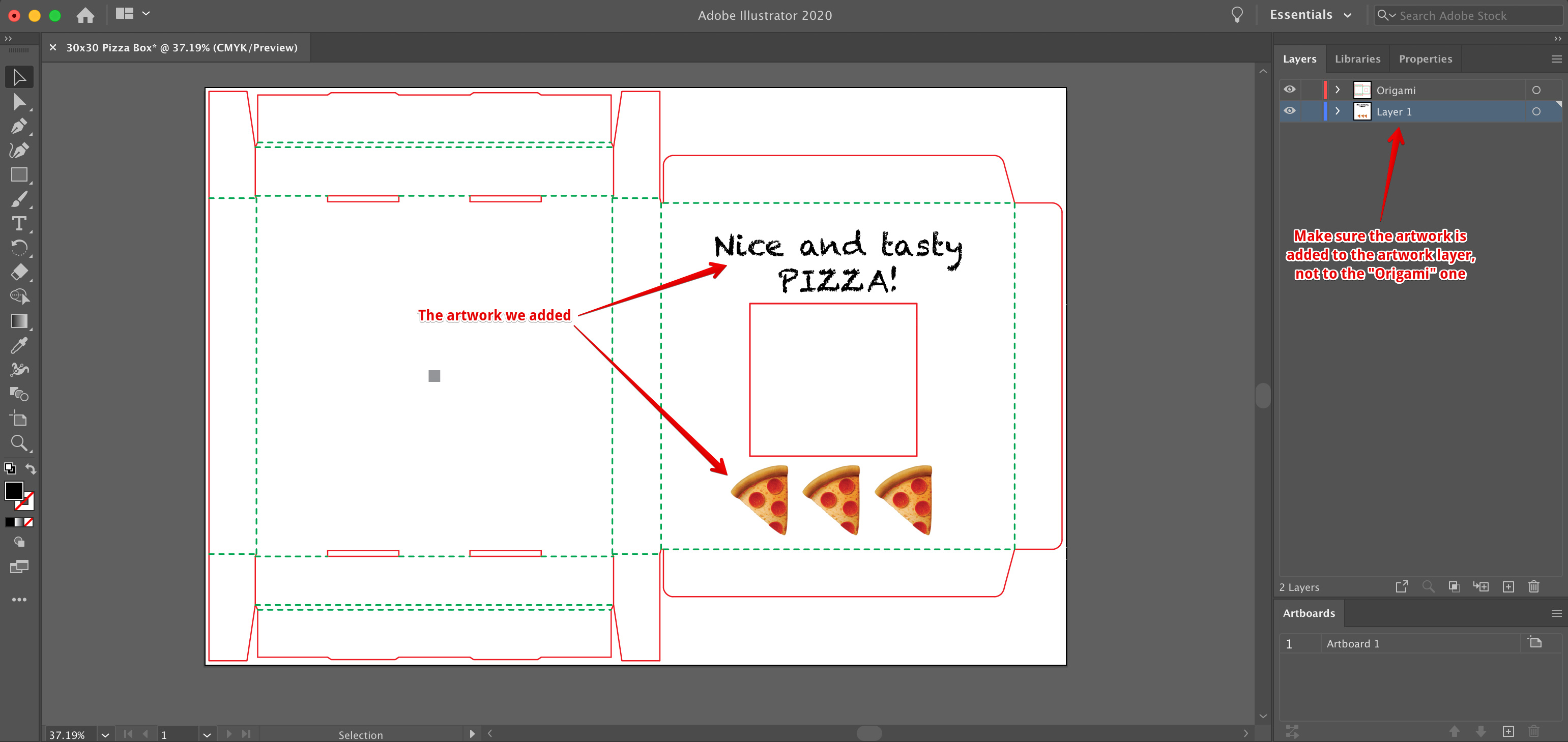 Connecting Origami to Adobe Illustrator